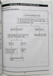 1985-1992 Isuzu Carb & Driveability Student Training Guide - Pup Trooper Amigo