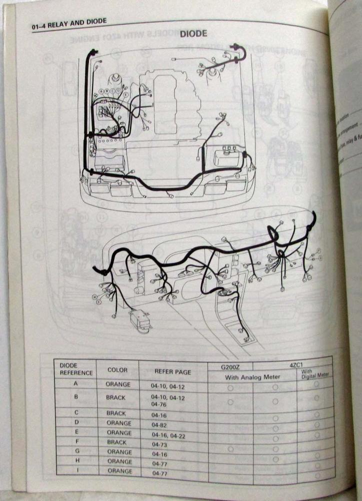 1985 Isuzu Impulse Electrical System Wiring Diagrams & Trouble Shooting
