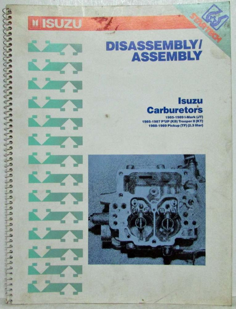 1985-1989 Isuzu StarTech Carburetor Disassembly/Assembly Service