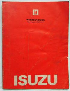 1983 Isuzu I-Mark Service Shop Repair Manual