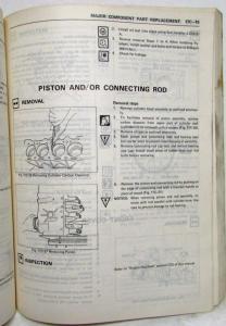 1983 Isuzu I-Mark Service Shop Repair Manual