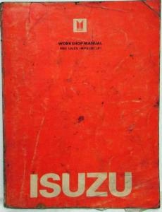 1983 Isuzu Impulse Service Shop Repair Manual