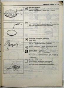 1983 Isuzu Impulse Service Shop Repair Manual