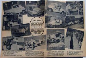 1949 to 1960 King Midget Car Newsprint Sale Folder Order Form Testimonial Price