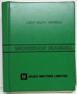1985 Isuzu Light Duty Vehicle WF-Series Service Shop Repair Manual WF WE 58G