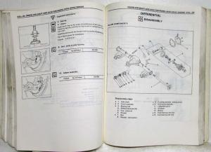 1985 Isuzu Impulse Service Shop Repair Manual