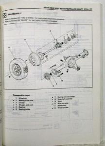 1985 Isuzu Trooper II Service Shop Repair Manual