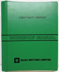 1986 Isuzu Light Duty Vehicle UBS Series Service Shop Repair Manual UBS WE 98G