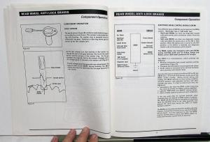 1990-1993 Isuzu Pickup Amigo Rodeo Trooper Service Shop Manual Supplement - RWAL