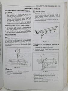 1990 Isuzu Impulse Service Shop Repair Manual