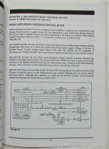 1990-1995 Isuzu Supplemental Restraint System (SRS) Service Shop Repair Manual