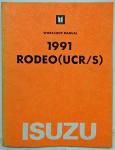 1991 Isuzu Rodeo Service Shop Repair Manual