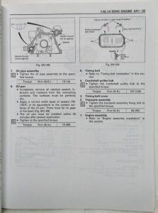 1991 Isuzu Stylus Service Shop Repair Manual