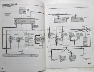 1992 Isuzu Rodeo Electrical Troubleshooting Manual