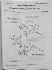 1993 Isuzu Pickup and Amigo Service Shop Repair Manual