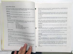 1994-1995 Isuzu Security System/Keyless Entry Technical Manual