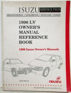1996 Isuzu LV Owners Manual Reference Book - Rodeo Trooper Hombre Oasis