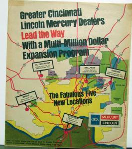 1969 Lincoln Mercury Dealers Cincinnati Newspaper Insert Hawaii Vacation