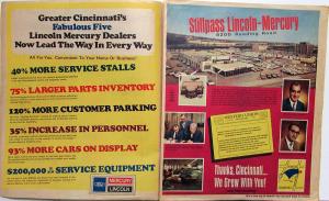 1969 Lincoln Mercury Dealers Cincinnati Newspaper Insert Hawaii Vacation