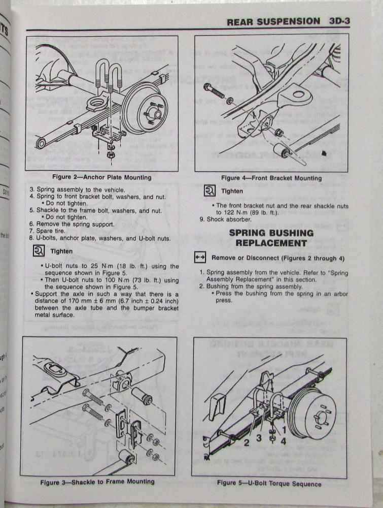 1996 Isuzu Hombre Pickup Service Shop Repair Manual