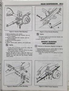 1996 Isuzu Hombre Pickup Service Shop Repair Manual