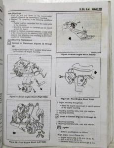 1996 Isuzu Hombre Pickup Service Shop Repair Manual