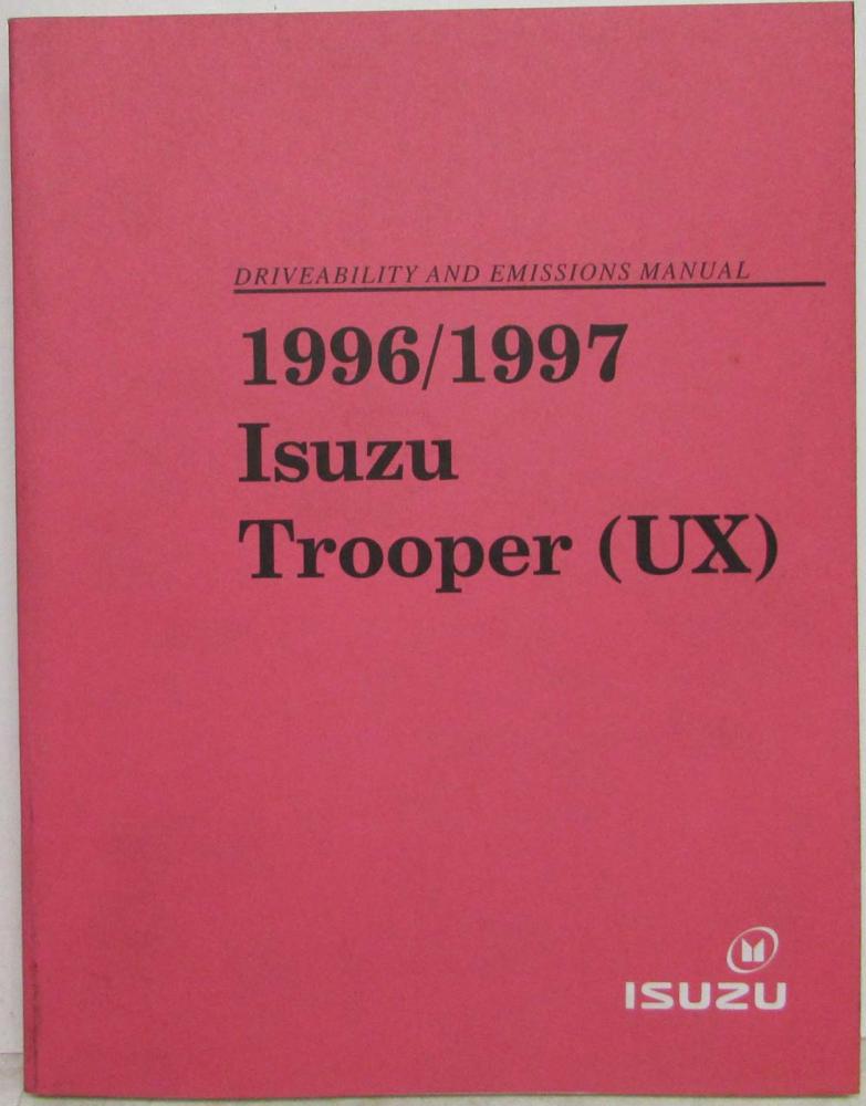1996-1997 Isuzu Trooper Driveability and Emissions Manual