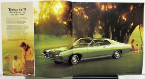 1971 Ford Torino 500 GT Cobra Brougham Dealer Sales Brochure Large Original