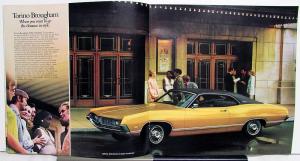 1971 Ford Torino 500 GT Cobra Brougham Dealer Sales Brochure Large Original