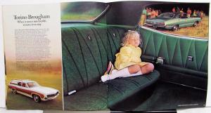 1971 Ford Torino 500 GT Cobra Brougham Dealer Sales Brochure Large Original