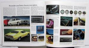 1971 Ford Torino 500 GT Cobra Brougham Dealer Sales Brochure Large Original