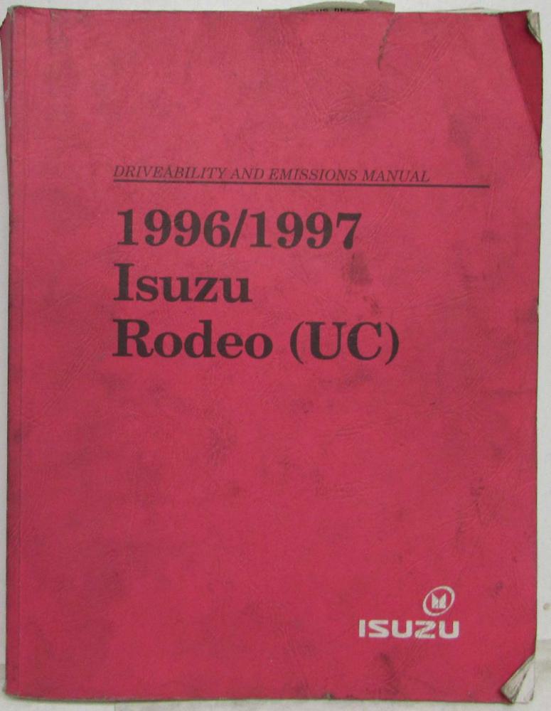 1996-1997 Isuzu Rodeo Driveability and Emissions Manual