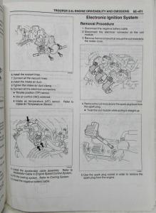1998 Isuzu Trooper Driveability and Emissions Manual
