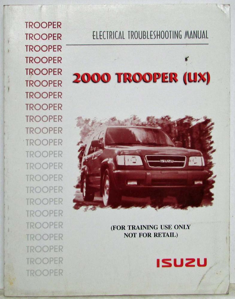 2000 Isuzu Trooper Electrical Troubleshooting Manual