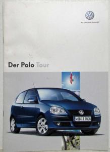 2007 Volkswagen VW The Polo Tour Sales Brochures - German Text