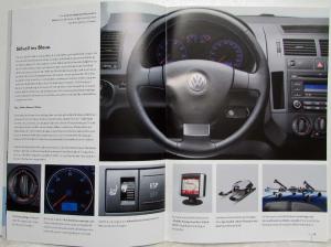2007 Volkswagen VW The Polo Tour Sales Brochures - German Text
