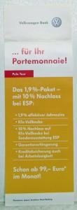 2007 Volkswagen VW The Polo Tour Sales Brochures - German Text