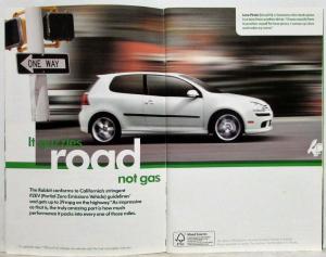 2008 Volkswagen VW Rabbit Sales Brochure Booklet