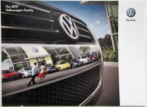 2010 Volkswagen VW Full Line Sales Brochure