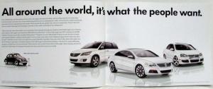 2010 Volkswagen VW Full Line Sales Brochure
