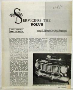 1959 Volvo PV 544 Small Car Parade Article Reprint