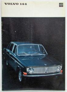1967 Volvo 144 More Than Just a New Car Sales Brochure