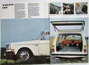 1968 Volvo 145 Tri-Fold Sales Brochure - German Text