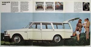 1968 Volvo 145 Tri-Fold Sales Brochure - German Text