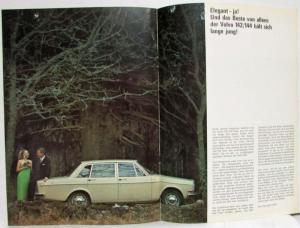 1968 Volvo 142 und 144 Sales Brochure - German Text