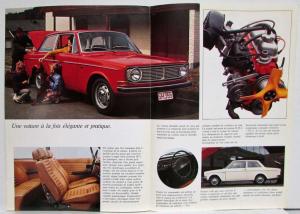 1970 Volvo Europa Sales Brochure - French Text