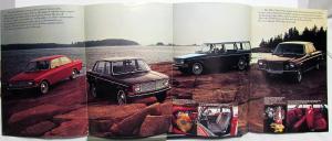 1970 Volvo 140 Series 164 1800E Folder Sales Brochure