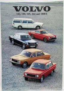 1971 Volvo 142 144 145 164 1800E Folder Sales Brochure