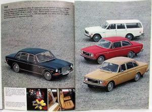 1971 Volvo 142 144 145 164 1800E Folder Sales Brochure