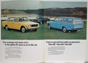 1972 Volvo 142 144 145 Sales Brochure - 140 Series